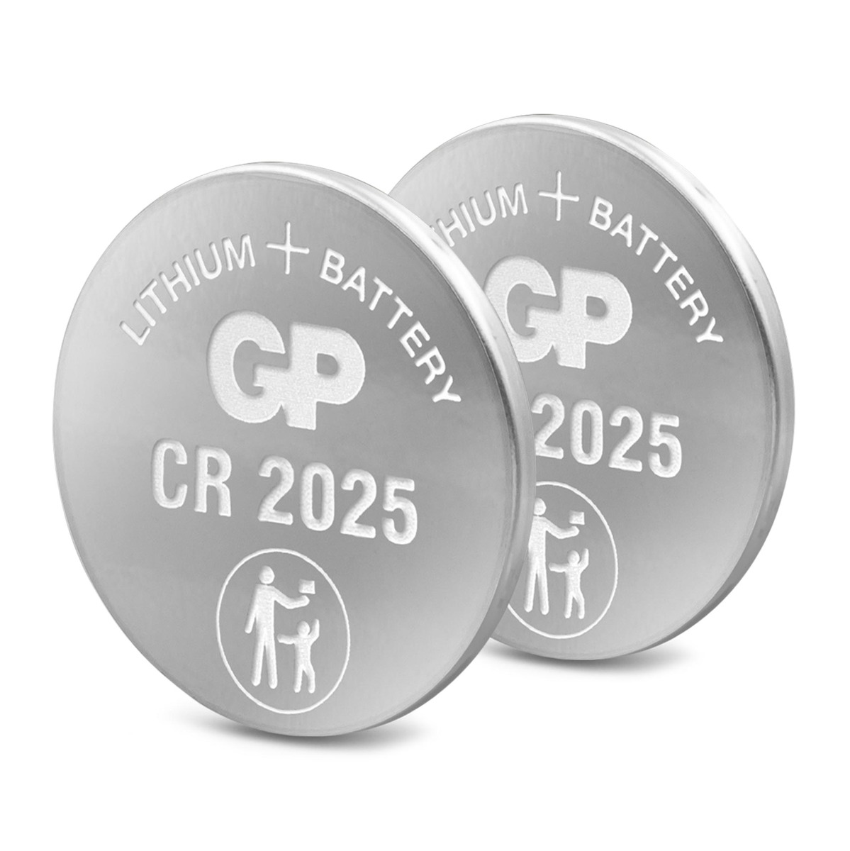 CR2025 GP Lithium knoopcel 3V 2 stuks