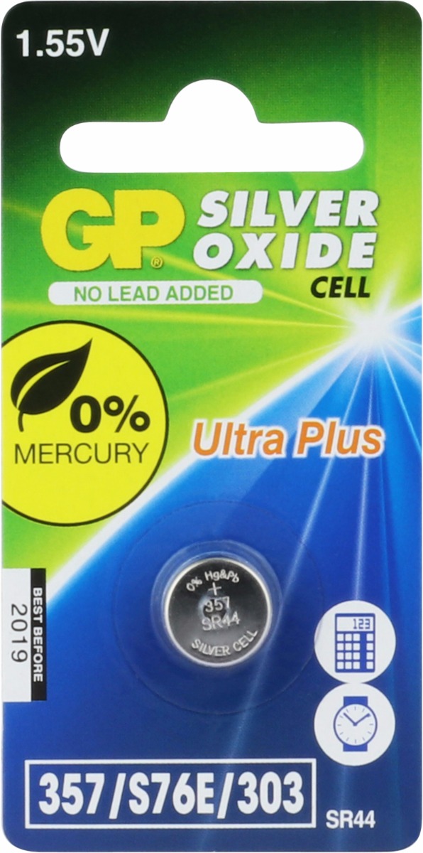 Horlogebatterij 357 - 1 knoopcel